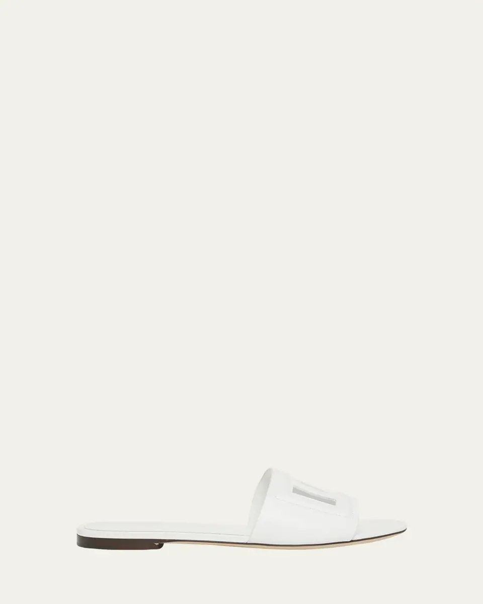 Dolce & Gabbana Cutout DG Flat Slide Sandals | Thumbnail 6