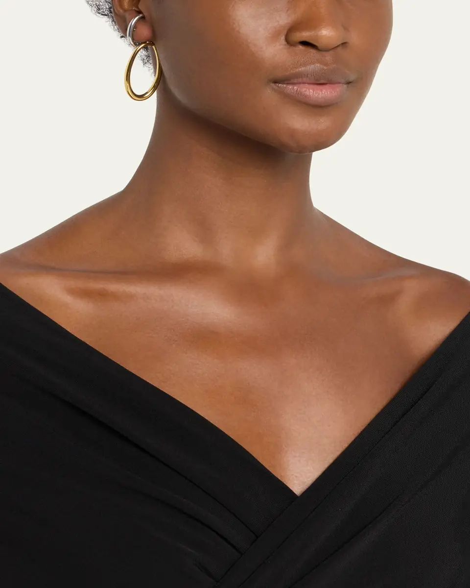 CHARLOTTE CHESNAIS Delta Earring Two-Tone, Single | Thumbnail 2