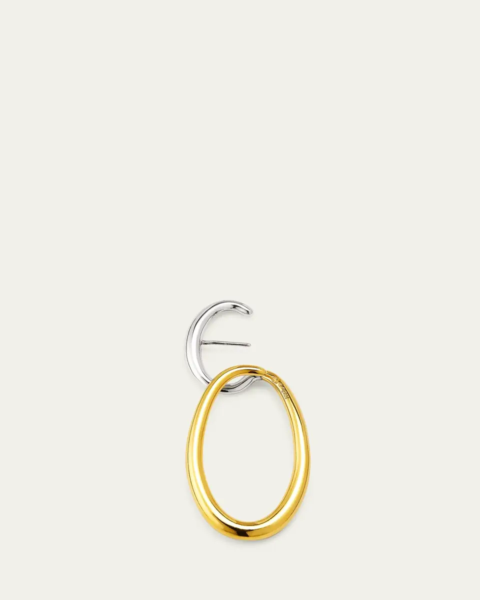 CHARLOTTE CHESNAIS Delta Earring Two-Tone, Single | Thumbnail 3