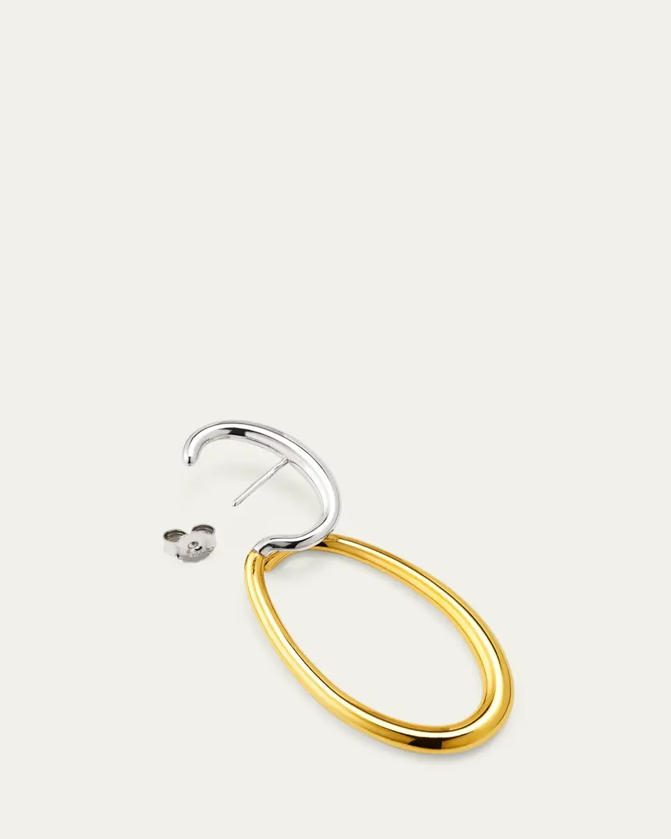 CHARLOTTE CHESNAIS Delta Earring Two-Tone, Single | Thumbnail 4