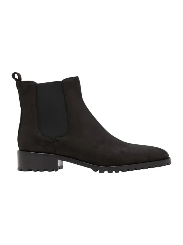 Chelata Suede Chelsea Ankle Booties Chelata Suede Chelsea Ankle Booties