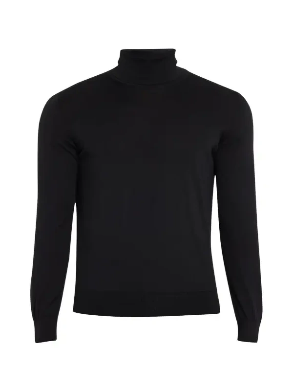 Men's Cashmere-Silk Turtleneck Sweater