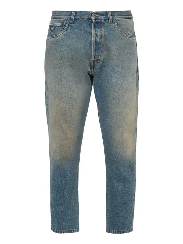 Men's Light Treated Denim Jeans