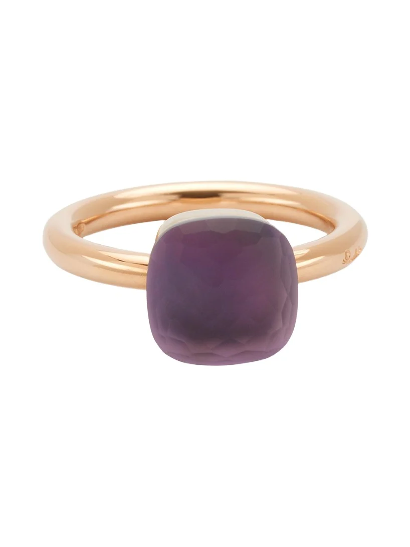 Nudo Gele Classic 18k Gold Amethyst Ring