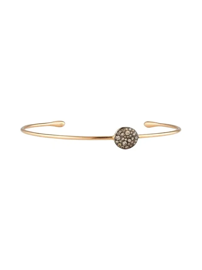 Sabbia Brown Diamond Station Bracelet in 18K Rose Gold Sabbia Brown Diamond Station Bracelet in 18K Rose Gold