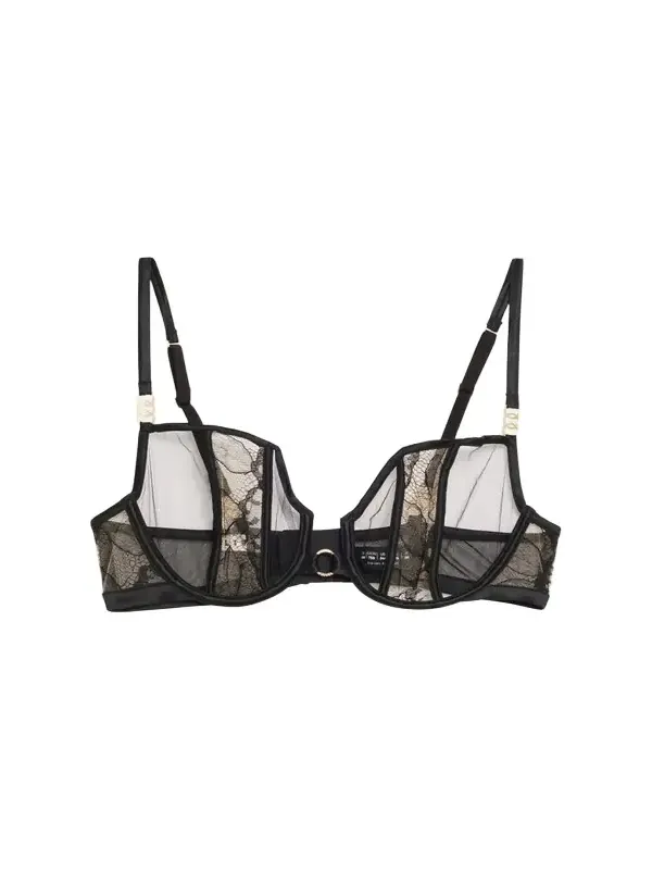 Adorn Lace & Silk Satin Balconette Bra Adorn Lace & Silk Satin Balconette Bra