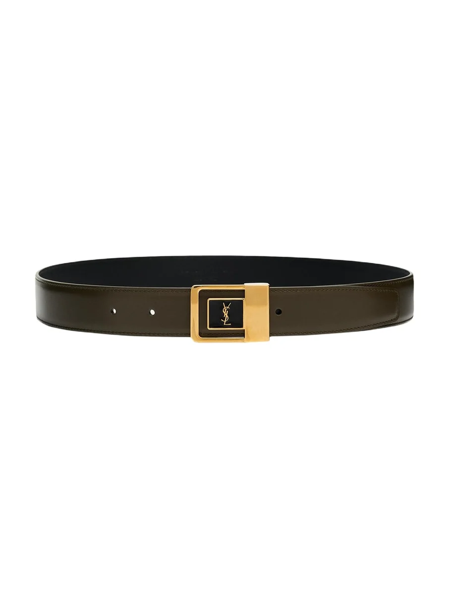 YSL Buckle Leather Belt YSL Buckle Leather Belt