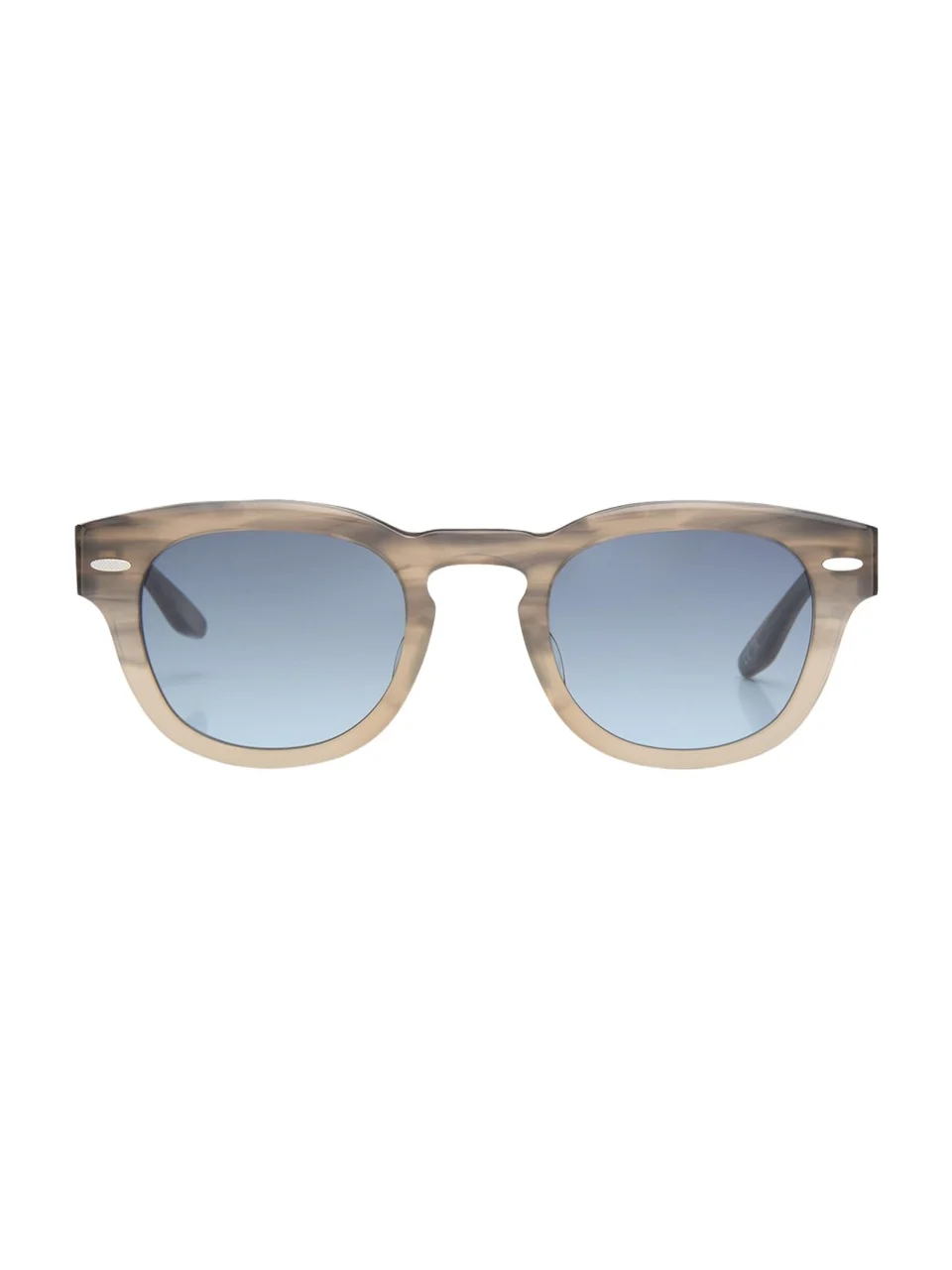 Men's Demarco Keyhole-Bridge Acetate Rectangle Sunglasses