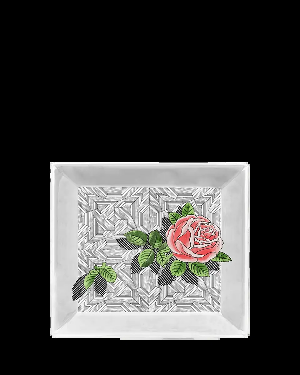 FORNASETTI Square Plate 20 x 20cm - Musciarabia | Thumbnail 2