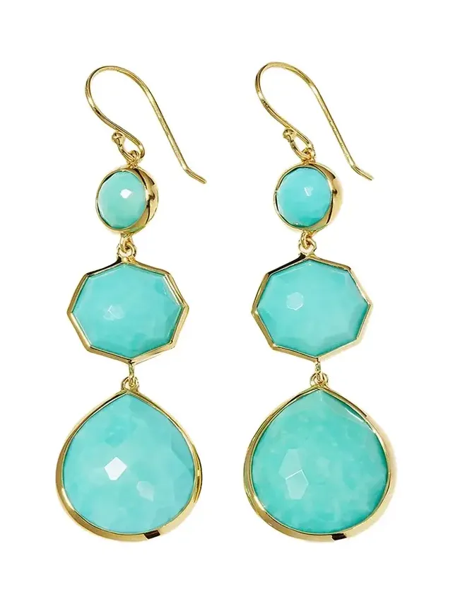 Small Crazy 8's Earrings in 18K Gold