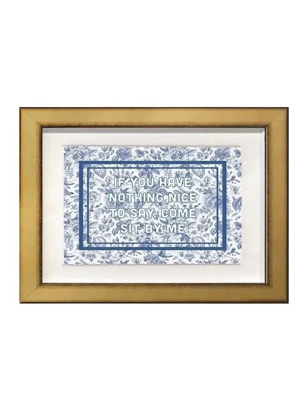 Nick Mele Fine Art "Text I" Art Print by Nick Mele