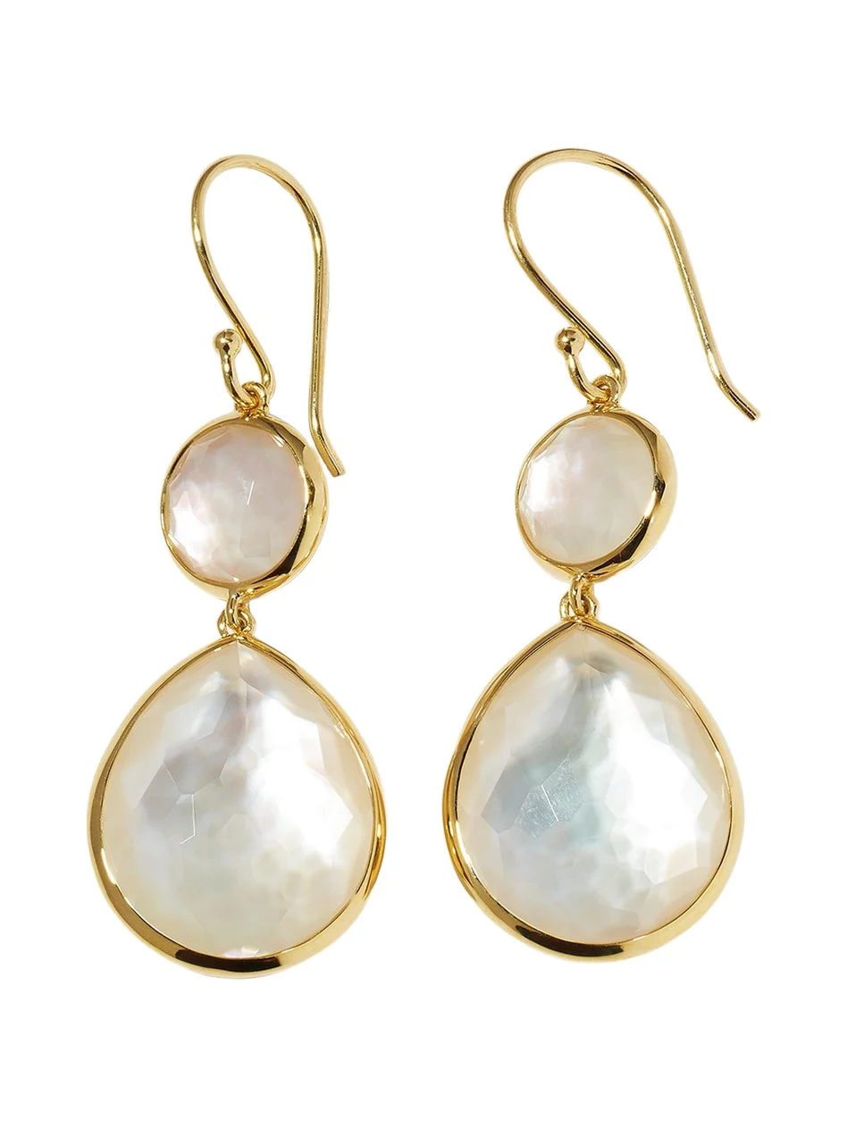Rock Candy Snowman Teardrop Earrings in 18K Gold Rock Candy Snowman Teardrop Earrings in 18K Gold