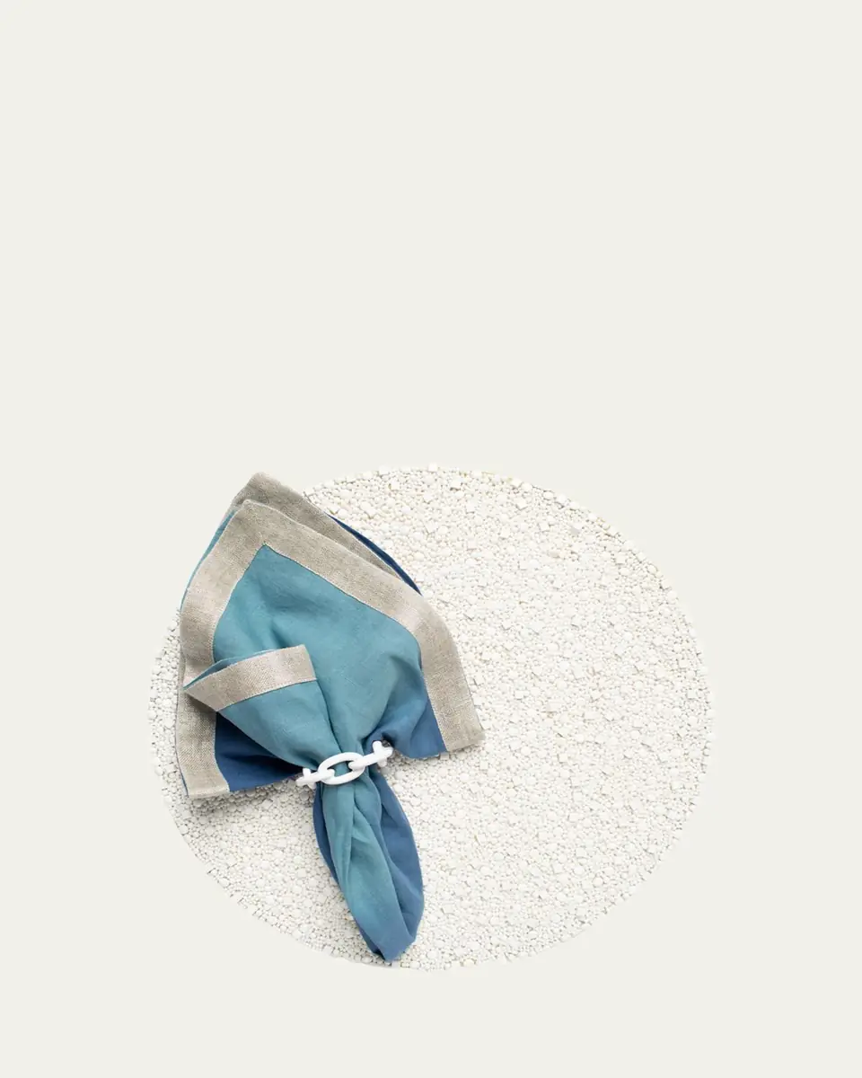 Kim Seybert Enamel Chain Link Napkin Ring | Thumbnail 3 Kim Seybert Enamel Chain Link Napkin Ring | Thumbnail 3