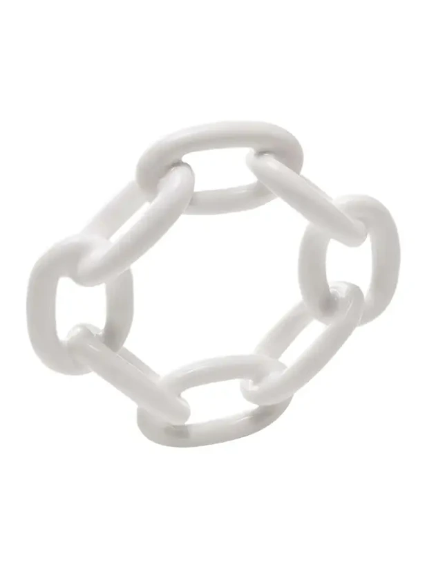 Kim Seybert Enamel Chain Link Napkin Ring