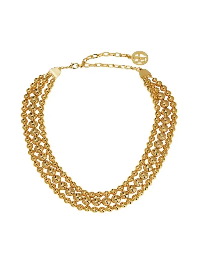 Gold Pearl Layered Necklace