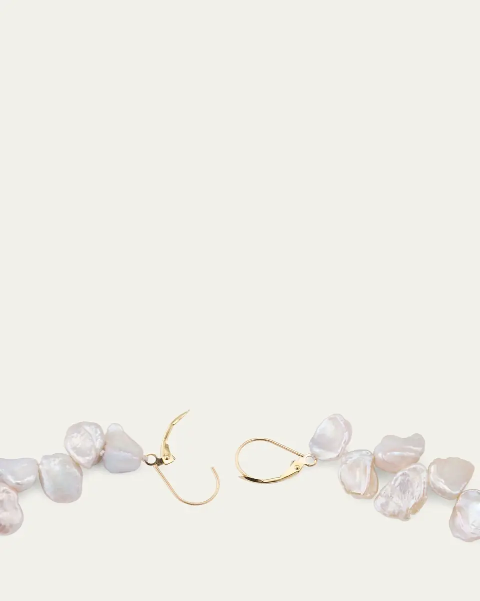 V.BELLAN Jo Pearl Drop Earrings in 14K Yellow Gold | Thumbnail 4 V.BELLAN Jo Pearl Drop Earrings in 14K Yellow Gold | Thumbnail 4