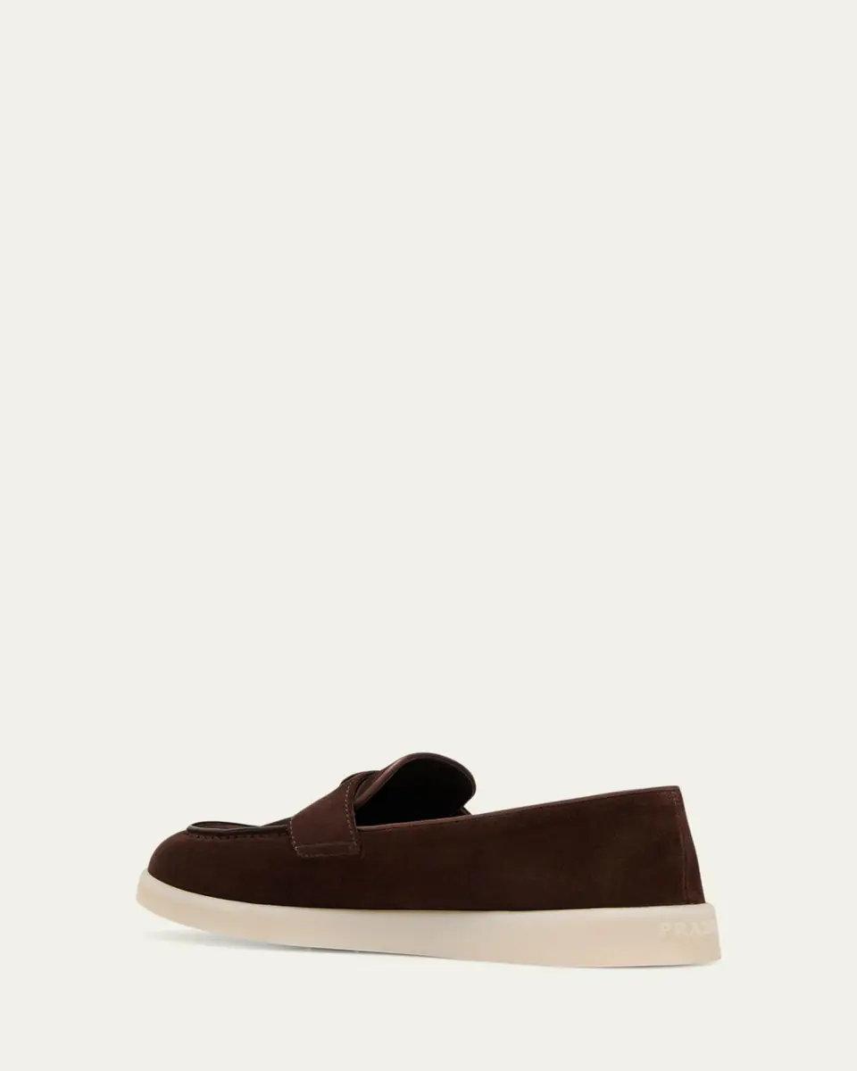 Prada Saint Tropez Suede Loafers | Thumbnail 12 Prada Saint Tropez Suede Loafers | Thumbnail 12