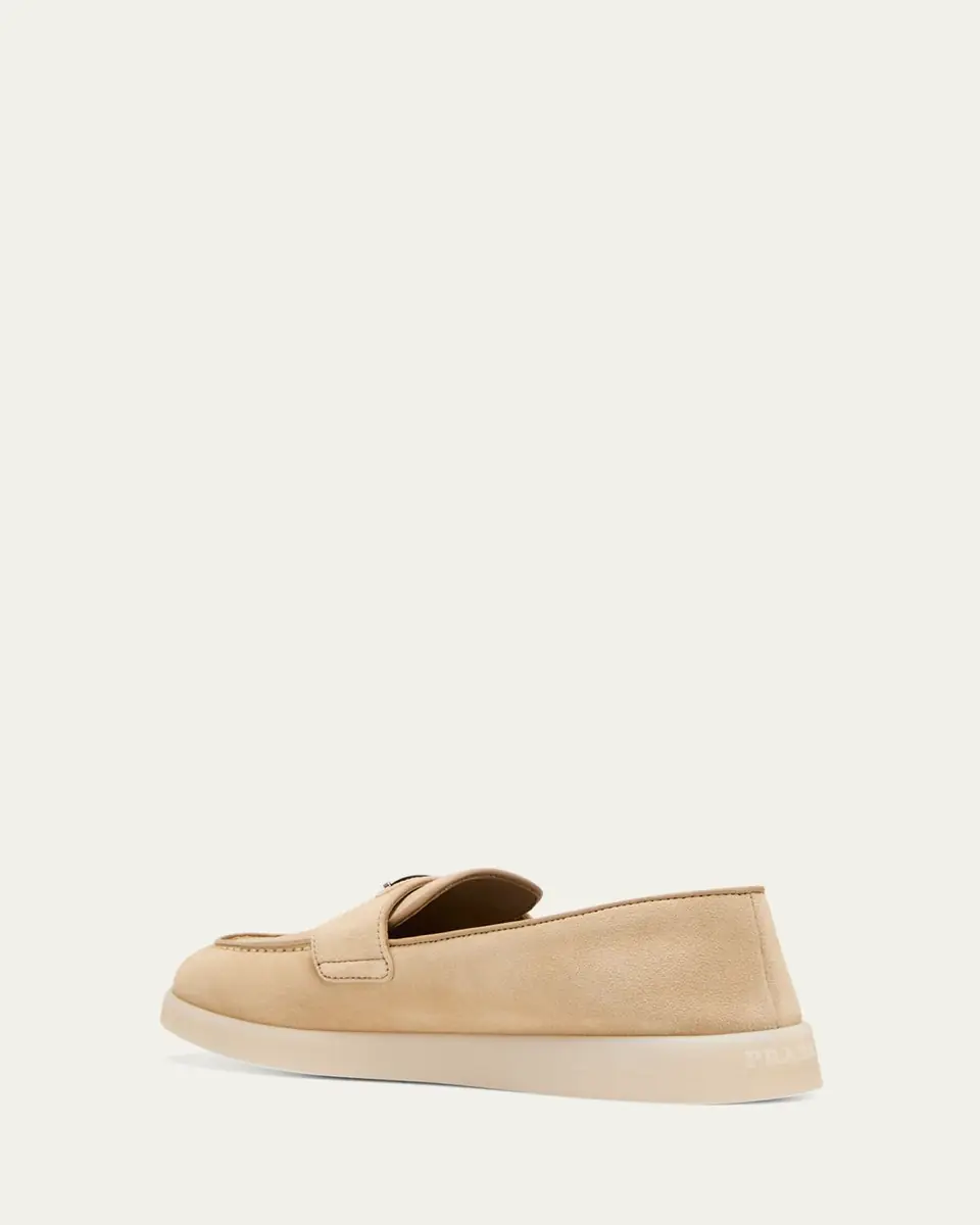Prada Saint Tropez Suede Loafers | Thumbnail 16 Prada Saint Tropez Suede Loafers | Thumbnail 16