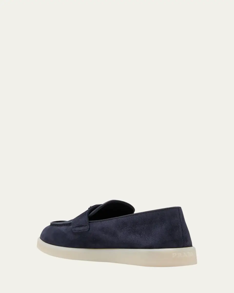 Prada Saint Tropez Suede Loafers | Thumbnail 22 Prada Saint Tropez Suede Loafers | Thumbnail 22