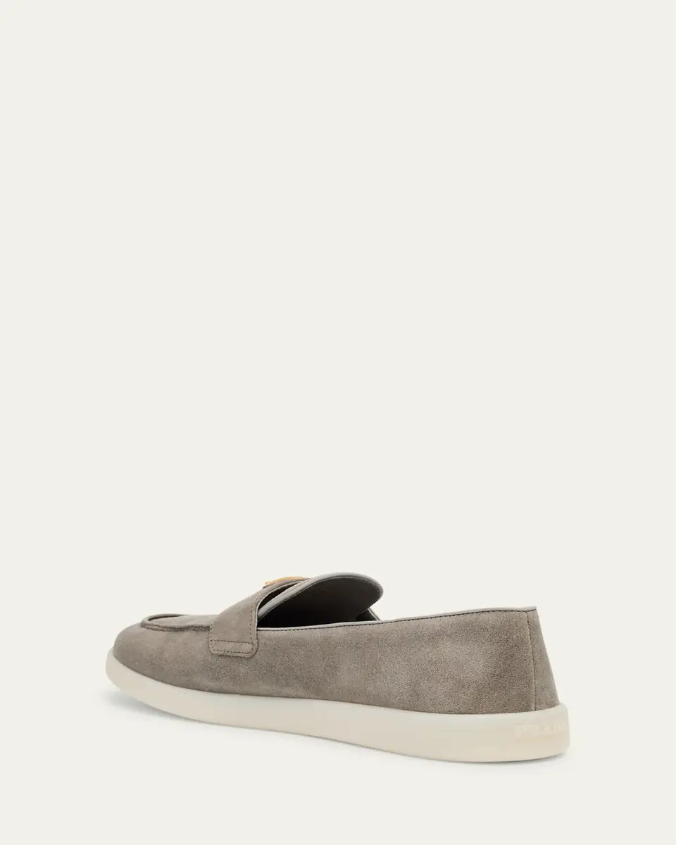 Prada Saint Tropez Suede Loafers | Thumbnail 8 Prada Saint Tropez Suede Loafers | Thumbnail 8