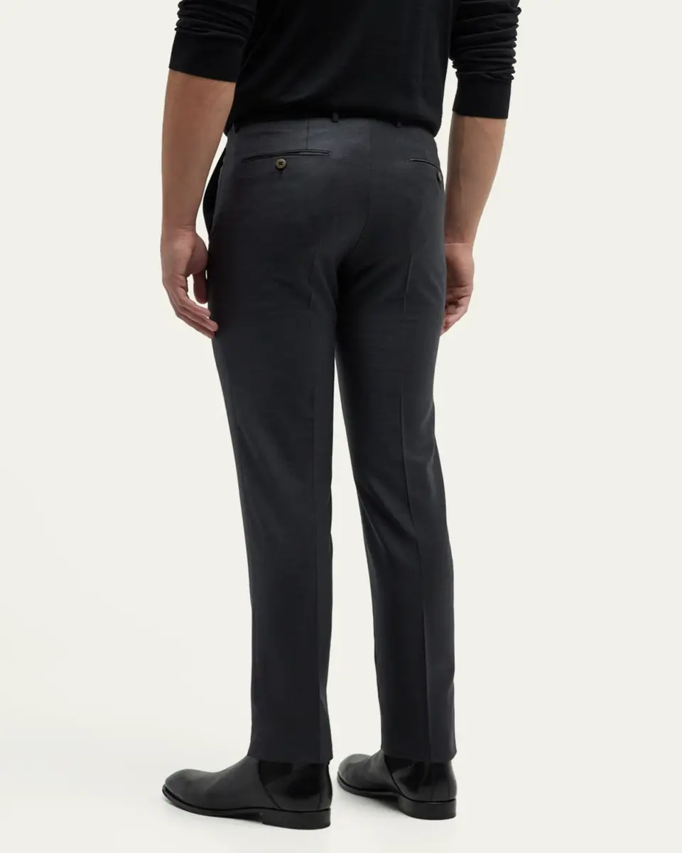 Zegna Men's Trofeo Slim-Straight Trousers | Thumbnail 3 Zegna Men's Trofeo Slim-Straight Trousers | Thumbnail 3