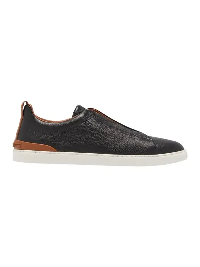 Men's Triple Stitch Deerskin Leather Sneakers Men's Triple Stitch Deerskin Leather Sneakers
