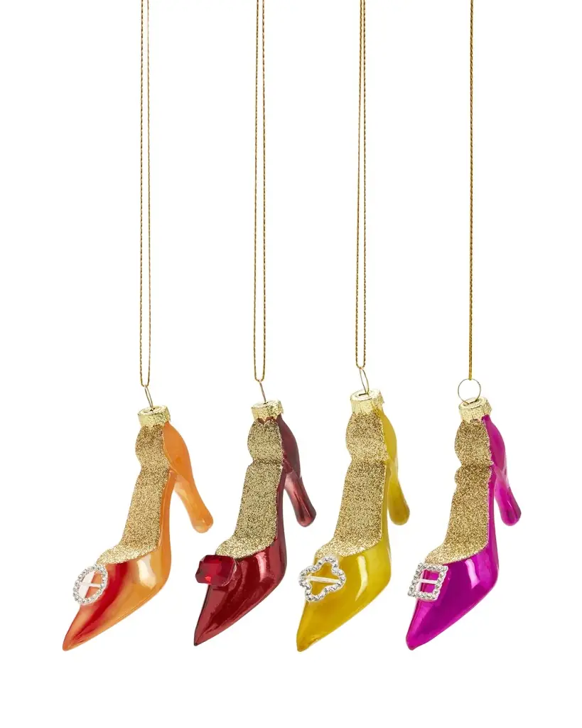 Cody Foster & Co Jeweled Shoe Christmas Ornament