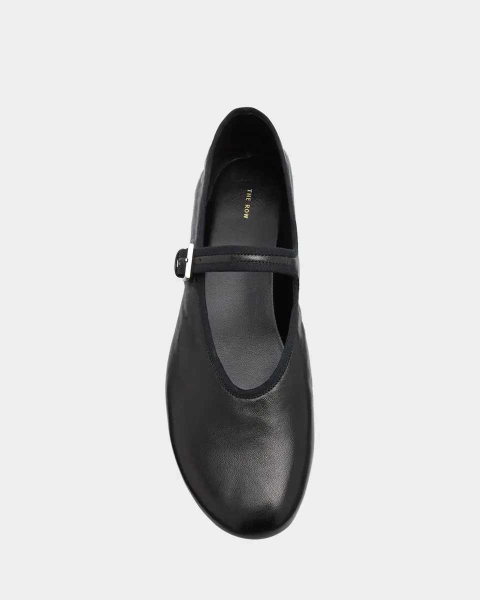 THE ROW Boheme Leather Mary Jane Ballerina Flats | Thumbnail 5