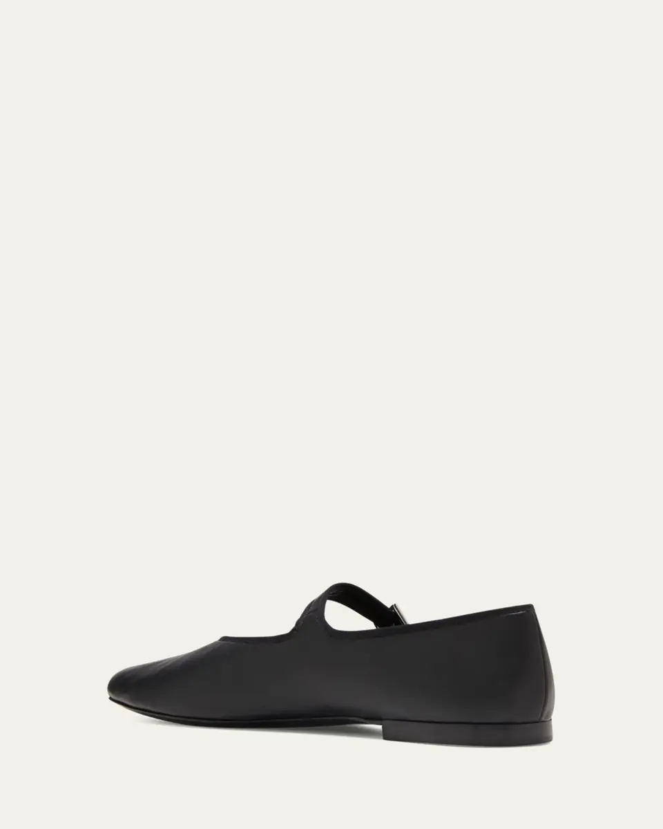THE ROW Boheme Leather Mary Jane Ballerina Flats | Thumbnail 10