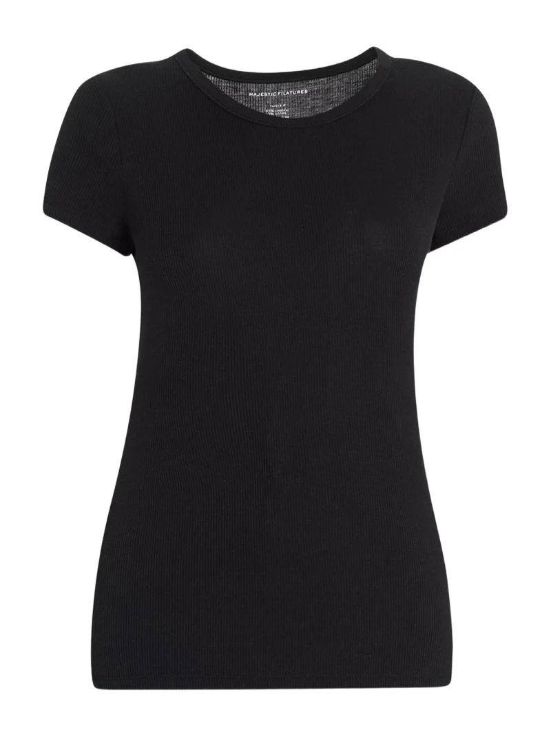 MAJESTIC FILATURES Lyocell Cotton Baby Ribbed Tee