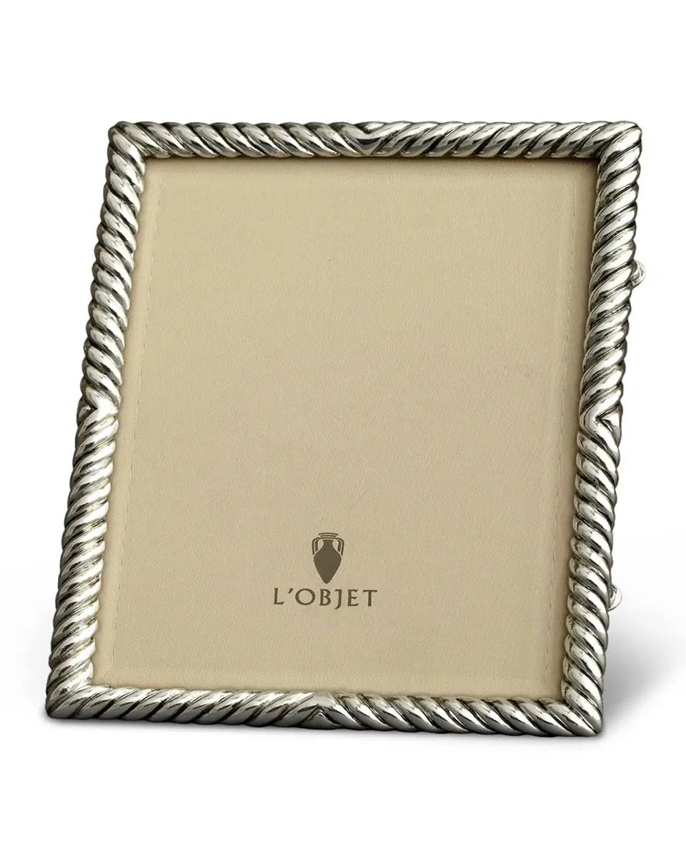 L'Objet Deco Twist Platinum-Plated 8" x 10" Frame | Thumbnail 2