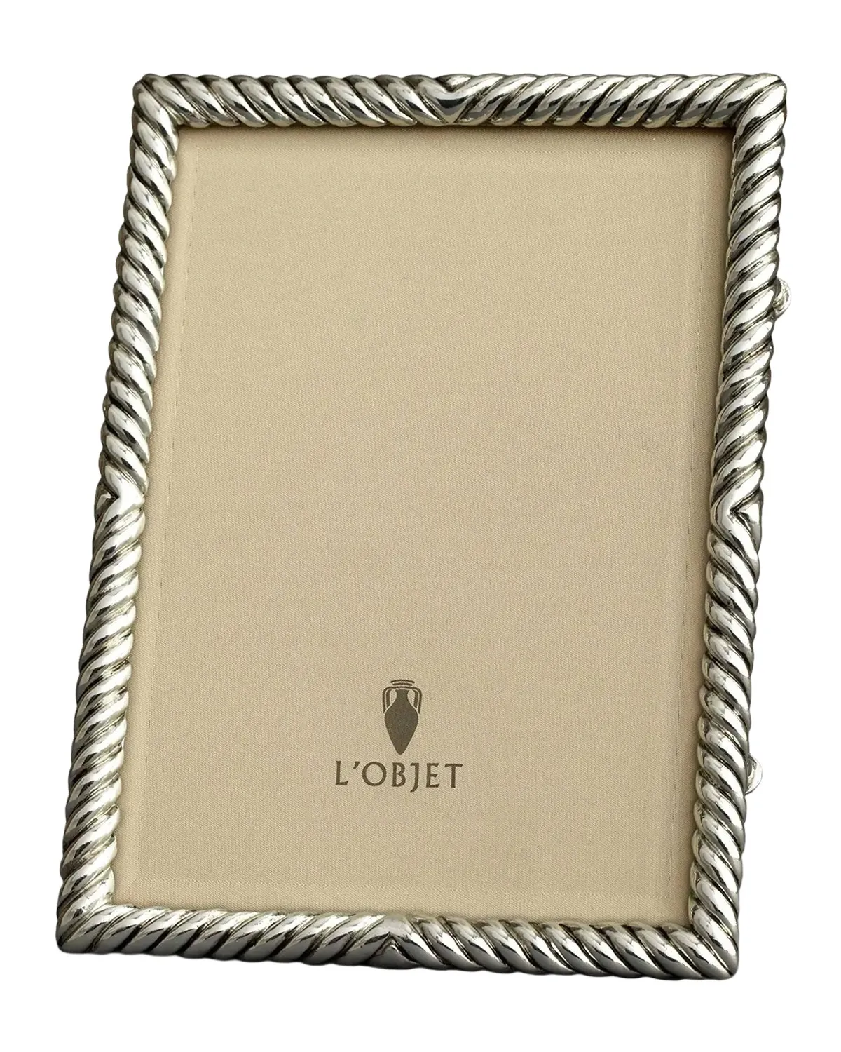 L'Objet Deco Twist Platinum-Plated 8" x 10" Frame