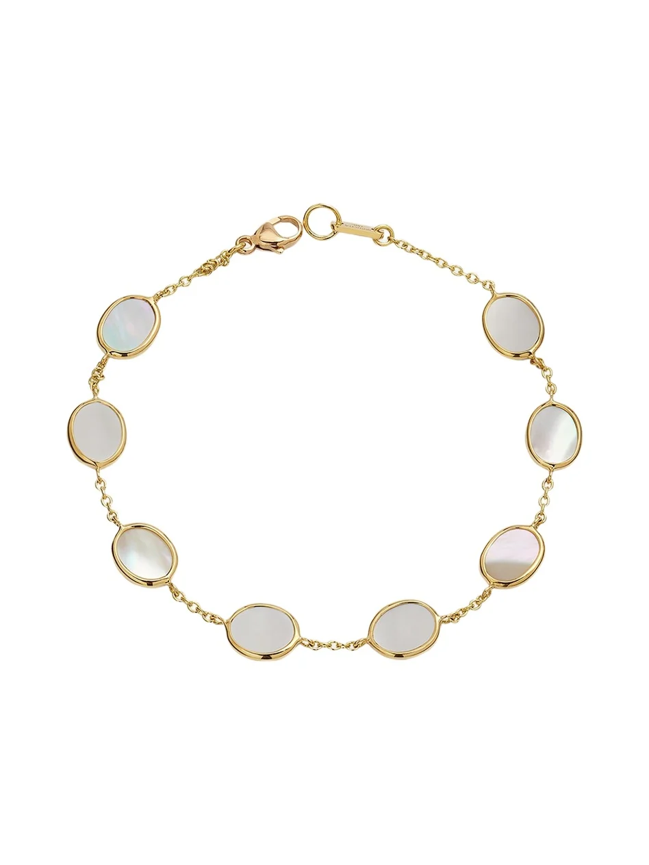 18k Polished Rock Candy Confetti Bracelet in Mother of Pearl 18k Polished Rock Candy Confetti Bracelet in Mother of Pearl