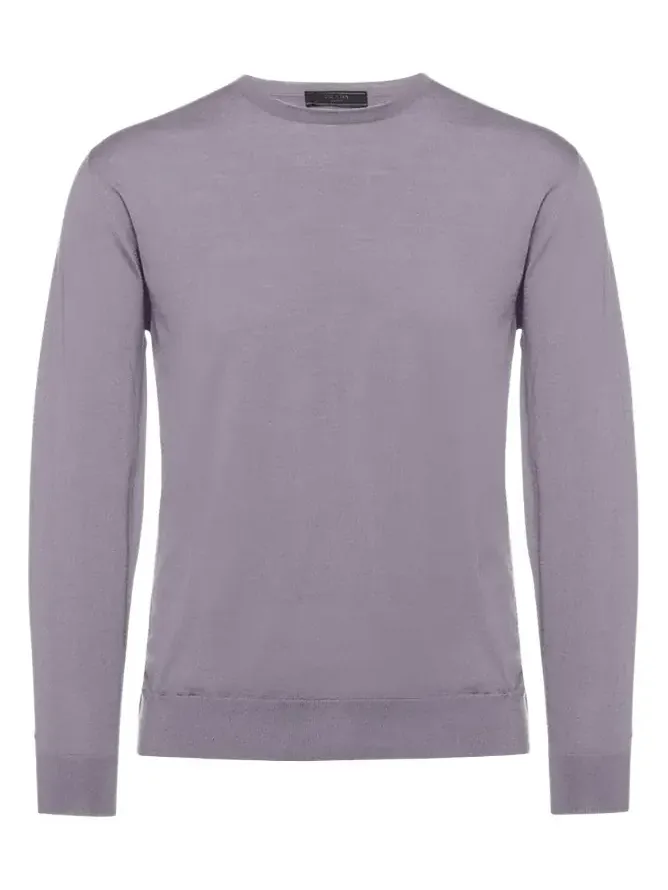 Prada Men's Superfine Wool Crewneck Sweater