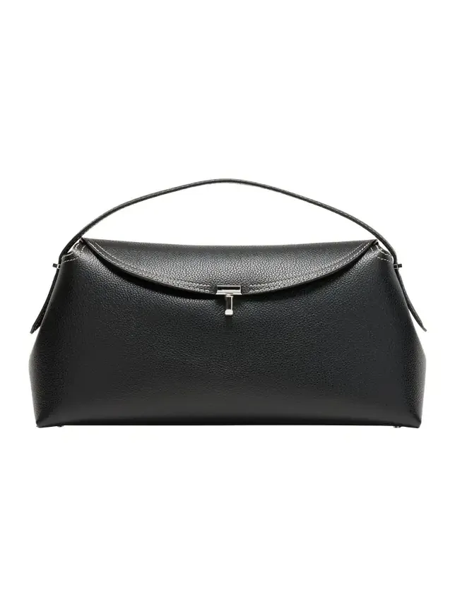 T-Lock Top Handle Bag in Pebble Grain Leather T-Lock Top Handle Bag in Pebble Grain Leather