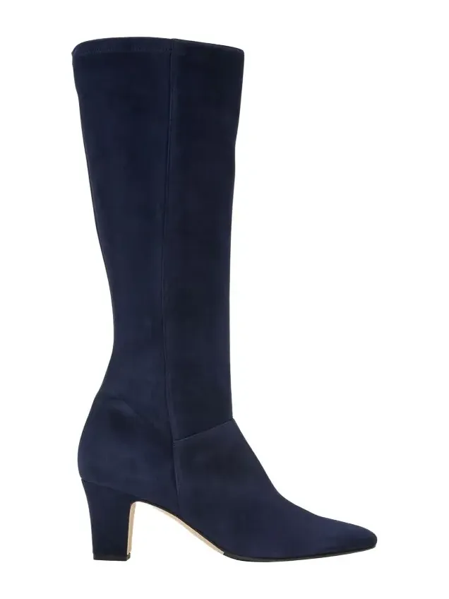 Pitana Suede Block-Heel Knee Boots Pitana Suede Block-Heel Knee Boots