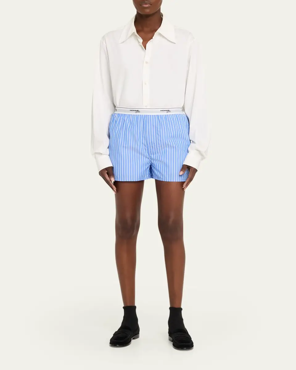Hommegirls Classic Stripe Boxer Shorts | Thumbnail 2