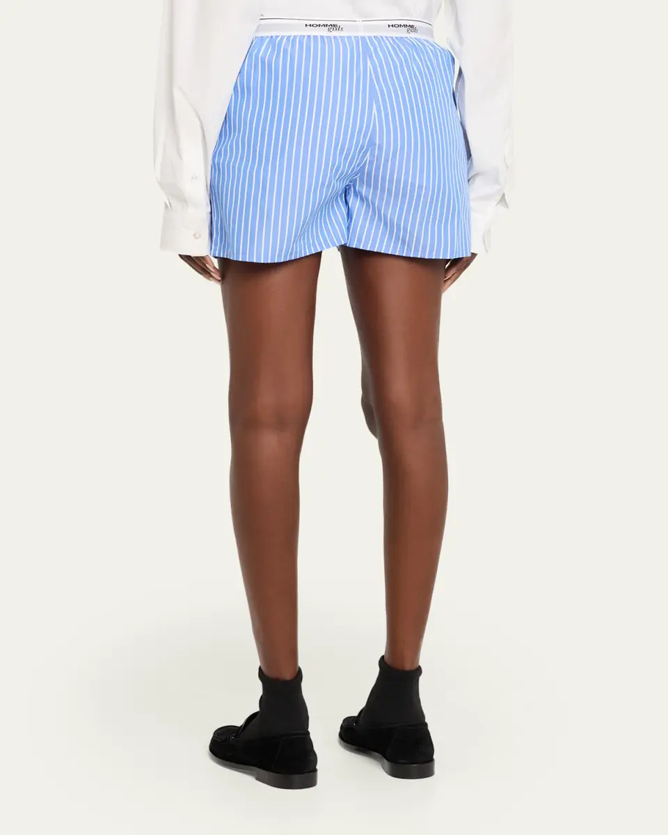 Hommegirls Classic Stripe Boxer Shorts | Thumbnail 3