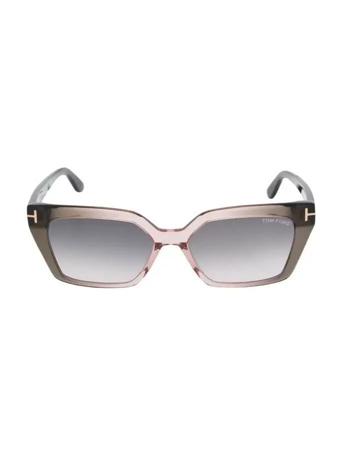 Winona Transparent Two-Tone Acetate Cat-Eye Sunglasses