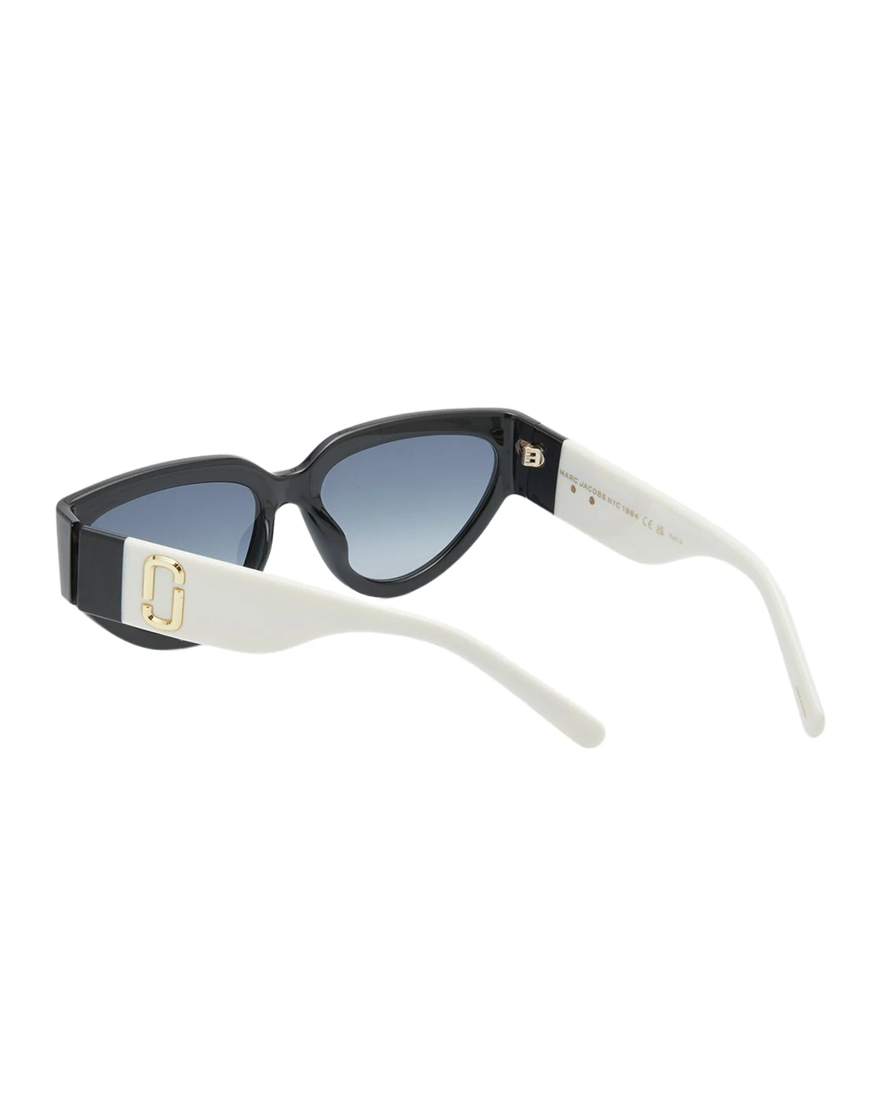 J Marc Logo Plastic Cat-Eye Sunglasses J Marc Logo Plastic Cat-Eye Sunglasses
