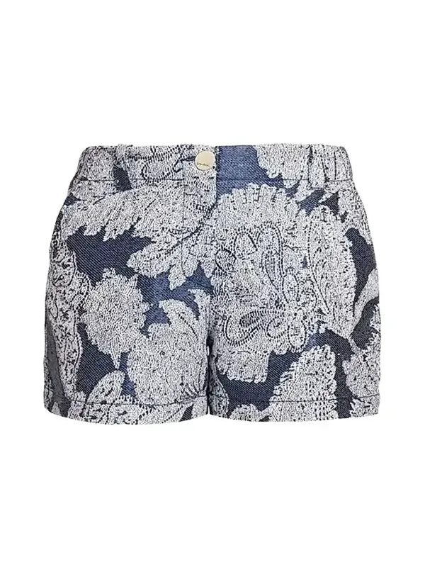 Paisley High-Rise Shorts Paisley High-Rise Shorts