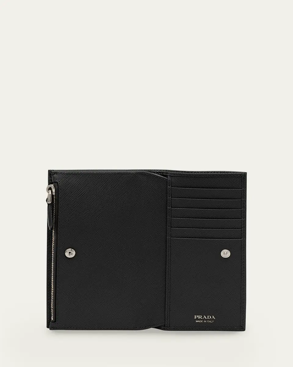 Prada Long Saffiano Wallet | Thumbnail 4