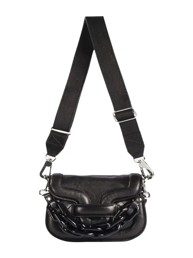 PIERRE HARDY Alpha Micro Colorblock Leather Shoulder Bag