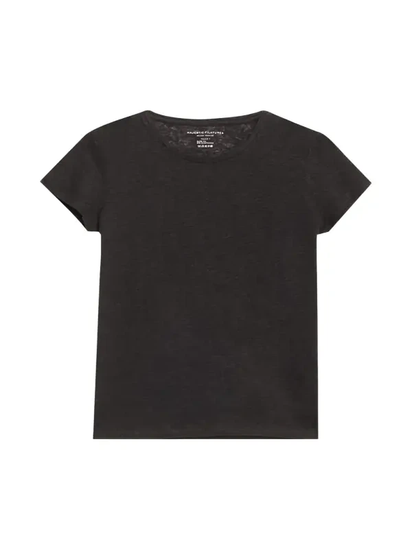 Stretch Linen Crewneck Tee Stretch Linen Crewneck Tee