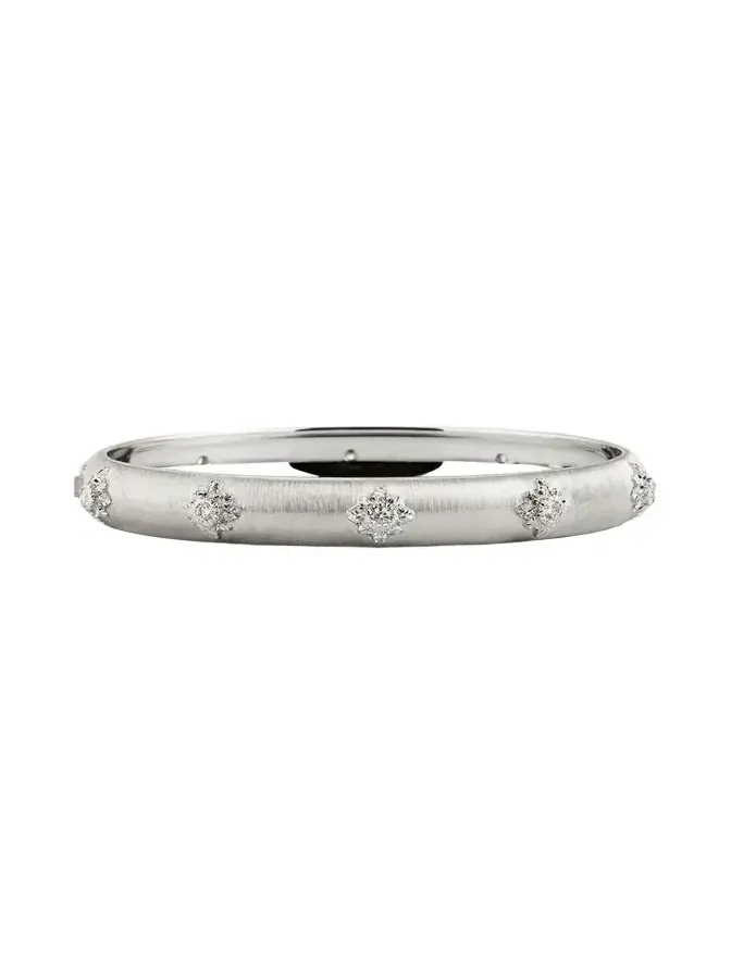 Macri Bombé Bangle, White Gold, 8mm Macri Bombé Bangle, White Gold, 8mm