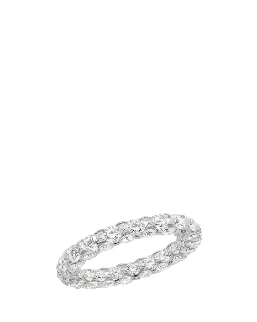 Boghossian White Gold Eternity Ring with Diamonds | Image 1 Boghossian White Gold Eternity Ring with Diamonds | Image 1