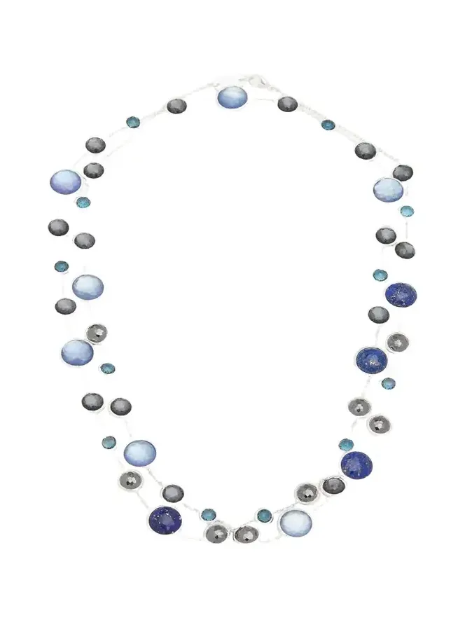 Lollitini Long Necklace in Sterling Silver