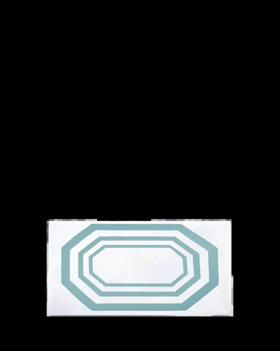 The Lino Essential Aqua Tablecloth, 71" x 125" | Thumbnail 2 The Lino Essential Aqua Tablecloth, 71" x 125" | Thumbnail 2