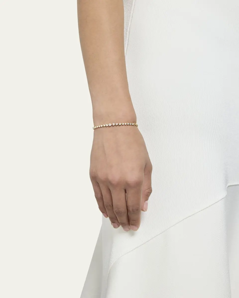 DRIES CRIEL 18k Yellow Gold Diamond Flow Bond Bracelet | Thumbnail 2