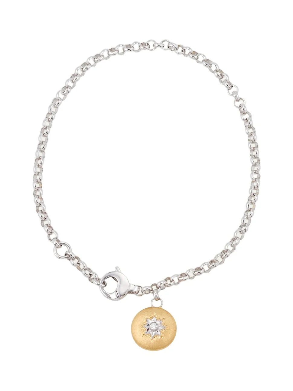 Macri Classica Diamond Charm Bracelet